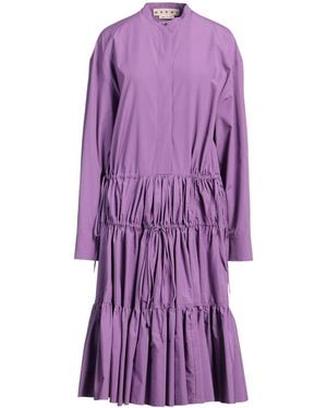 Marni Shirt Dresses - Purple