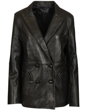 Blazé Milano Blazé Milano Vegas Baby Double-Breasted Blazer - Black