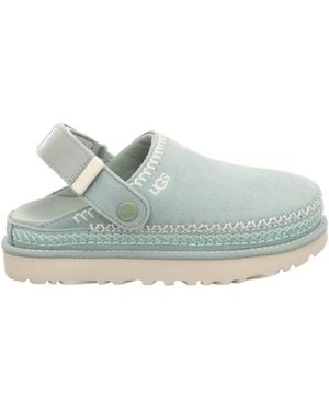 UGG Goldenstar Backstrap Flat Mules - Blue