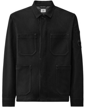 C.P. Company Long-Sleeve Casual Jacket - Black
