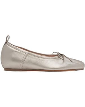Simone Rocha Classic Pleated Ballet Shoes - Gray