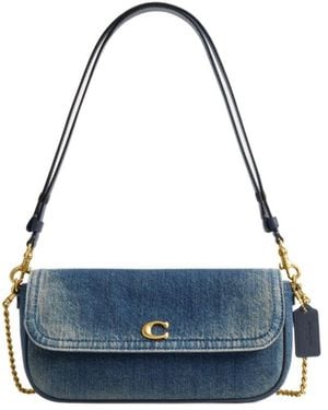 COACH Brook Flap Chain Bag - Blue