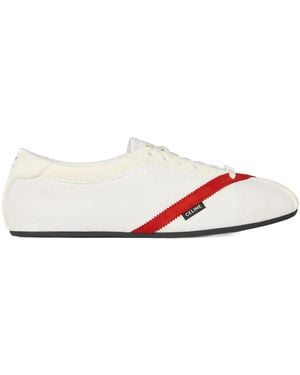 Celine The Flat Trainer - White
