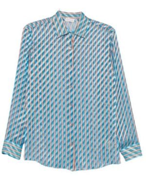 Dries Van Noten Striped Shirt - Blue