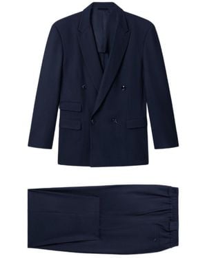 Giorgio Armani Double-Breasted Suit - Blue