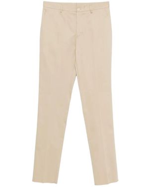 Etro Pegaso Embroidered Tailored Trousers - Natural