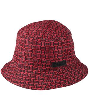 Ganni Bucket Hat - Red