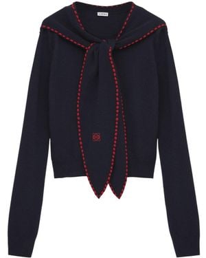 Loewe Long-Sleeved Sweater - Blue