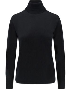 Aspesi Roll-Neck Virgin Wool Sweater - Black