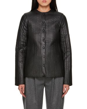 TOTEME Quilted Leather Jacket - Black