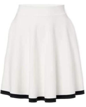 Nina Ricci Cotton-Blend Miniskirt - White