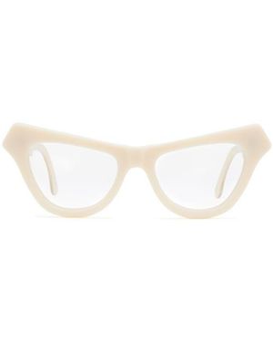Marni Logo Sunglasses - White