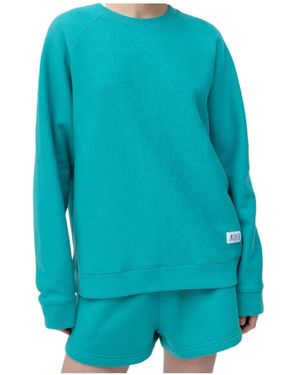 Sporty & Rich Raglan-Sleeves Sweatshirt - Blue