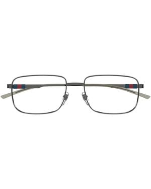 Gucci Eyewear Rectangle Frame Glasses - White