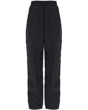 Anine Bing Maha Logo-Patch Track Trousers - Black