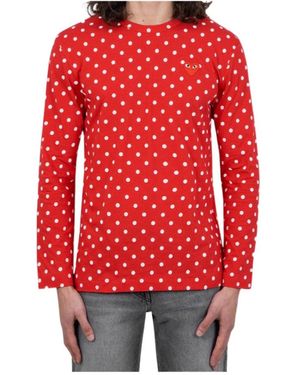 COMME DES GARÇONS PLAY Crew Neck T-Shirt - Red