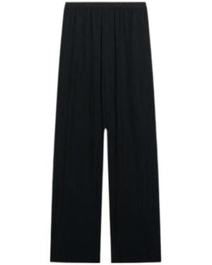 Balenciaga Logo Waistband Trousers - Black