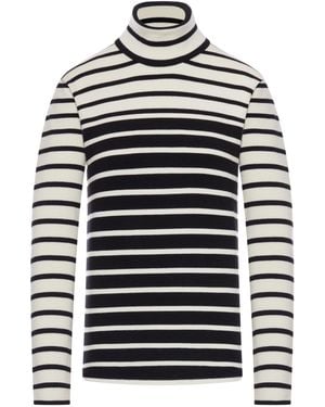 TOTEME Totême Long-Sleeved Striped Jumper - White