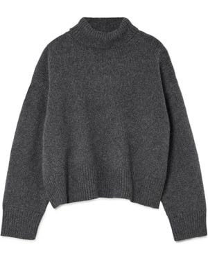 Nili Lotan Tabitha Cashmere Turtleneck Jumper - Grey