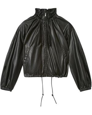 Isabel Marant Marant Étoile Neela Faux Leather Jacket - Black