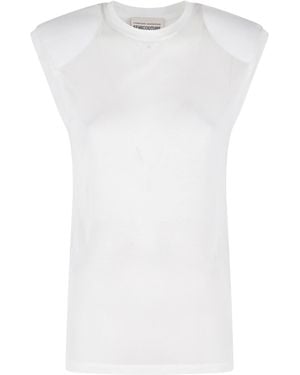 Semicouture Crew Neck T-Shirt - White