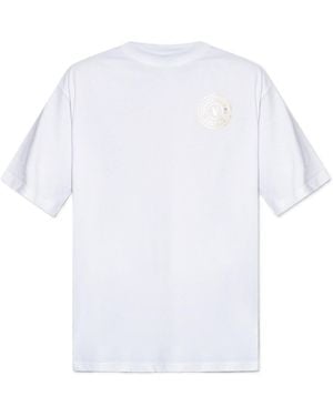 Versace Jeans Couture Couture V-Emblem Crewneck T-Shirt - White