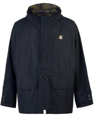 Maison Kitsuné Long-Sleeved Double-Sided Casual Jacket - Blue