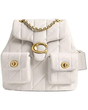 COACH Tabby Logo Backpack - Natural