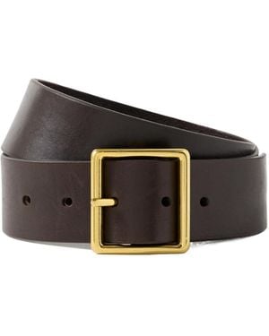Nili Lotan Marcela Leather Belt - Brown
