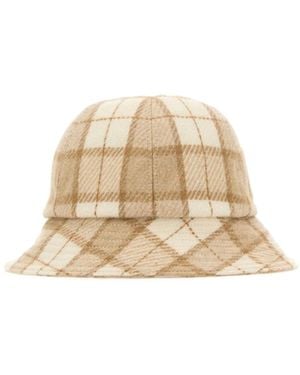 Helen Kaminski Franz Checked Bucket Hat - Natural