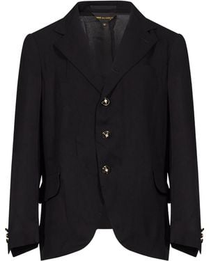 Comme des Garçons Long-Sleeve Casual Jacket - Black