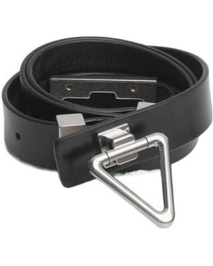 Bottega Veneta Point Lock Belt - Black