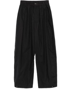 Soeur Vernon Pleated Wide-Leg Pants - Black
