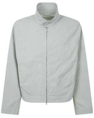 Dries Van Noten Striped Jacket - Gray