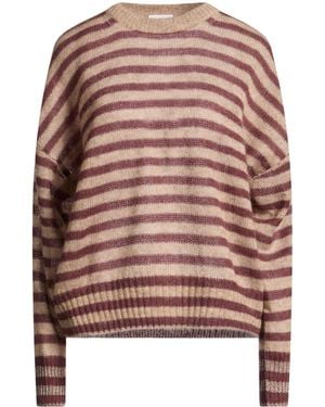 Brunello Cucinelli Striped Knitted Top - Multicolor