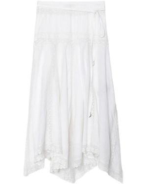 Zadig & Voltaire Jetro Asymmetric Skirt - White