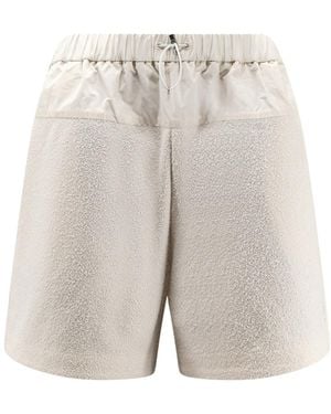 Moncler Boucle Elastic Waist Shorts - Grey