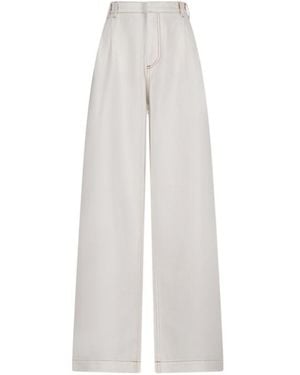 DARKPARK Straight-Leg Trousers - White