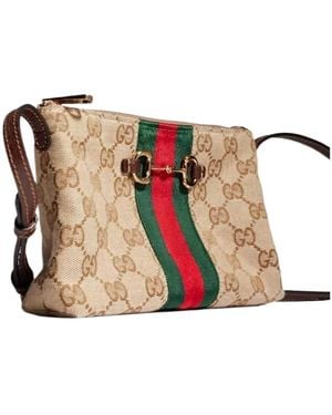 Gucci Horsebit Web Small Shoulder Bag - Multicolour