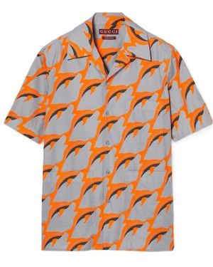 Gucci Printed Shirt - Orange