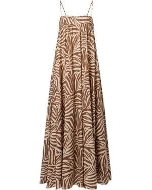 Zimmermann Wanderlust Printed Cotton Maxi Dress - Natural