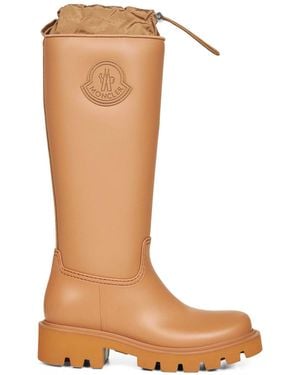 Moncler Kickstream High Rain Boots - White