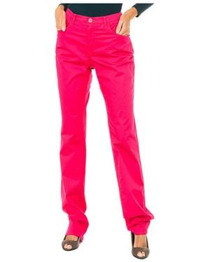 Armani Jeans Logo Stretch Jeans - Pink