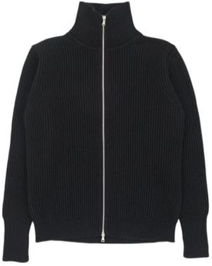 Andersen-Andersen Long-Sleeve Knit Cardigan - Black