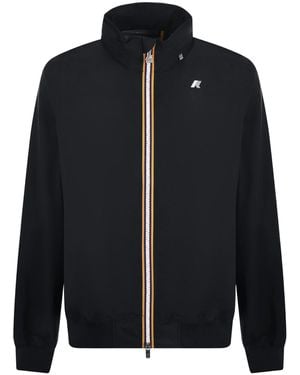 K-Way Arsene Stretch Dot Bomber Jacket - Black
