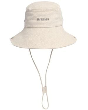 Jacquemus Le Bob De-Nimes Cotton Hat - White