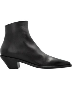 Marsèll Pointed Ankle Boots - Black