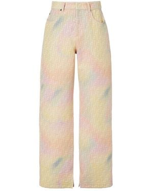 Fendi Fantastic Future Long Jeans - Natural