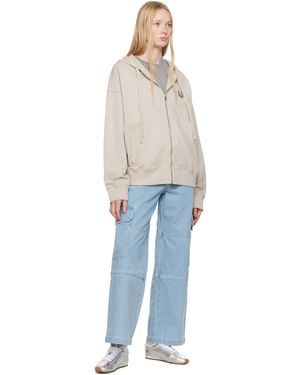 Maison Kitsuné Belted Utilty Jeans - Blue
