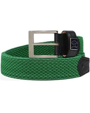Paul & Shark Logo Belt - Green